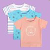 Kids MINI KLUB Tshirts & Tops | Buy Mini Klub Pack Of 3 Boys Printed Round Neck Cotton T Shirts - Apparel For Boys