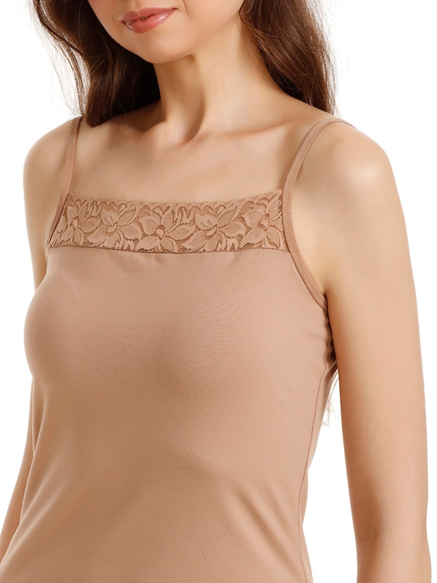 Women Zivame Camisoles & Thermals | Buy Zivame Women Nude Square Neck Camisole - Camisoles For Women 7557030 | Myntra