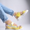 Kids Shoetopia Heels | Buy Shoetopia Girls Printed Platform Heels With Velcro Closure - Footwear For Girls