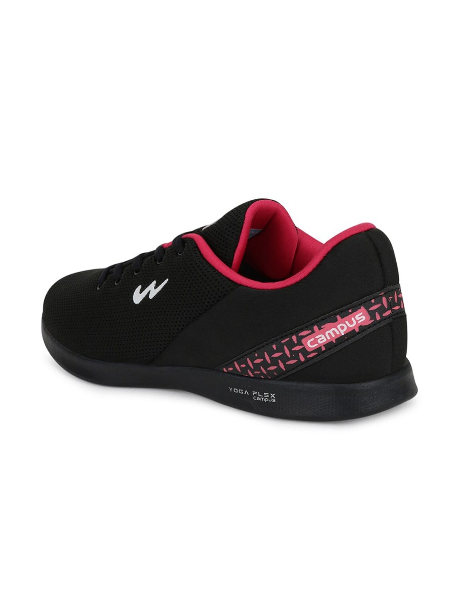 Women Campus Sports Shoes & Floaters | Buy Campus Women Black Mesh Running Shoes - Footwear For Women