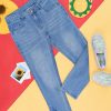 Kids Pantaloons Junior Jeans, Trousers & Capris | Buy Pantaloons Junior Girls Mid Rise Pure Cotton Light Fade Jeans - Apparel For Girls