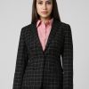 Women Van Heusen Woman Blazers & Waistcoats | Buy Van Heusen Woman Women Checked Single Breasted Formal Blazers - Apparel For Women