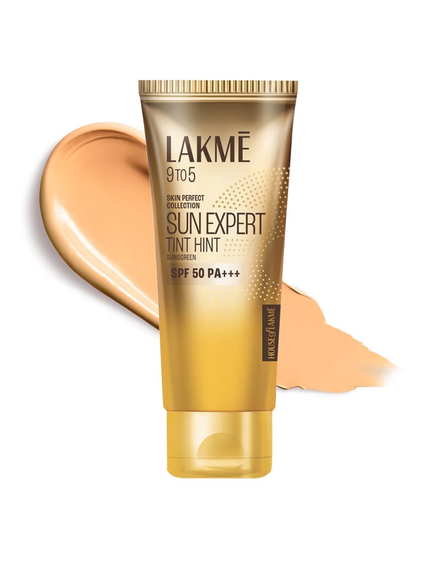 Women Lakme Skincare | Buy Lakme 9To5 Sun Expert Tint Hint Sunscreen Spf50 Pa+++ 100Ml - Personal Care For Women