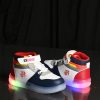 Kids BIRDE Casual Shoes | Buy Birde Boys Colourblocked Led Lightweight Mid Top Sneakers - Footwear For Boys