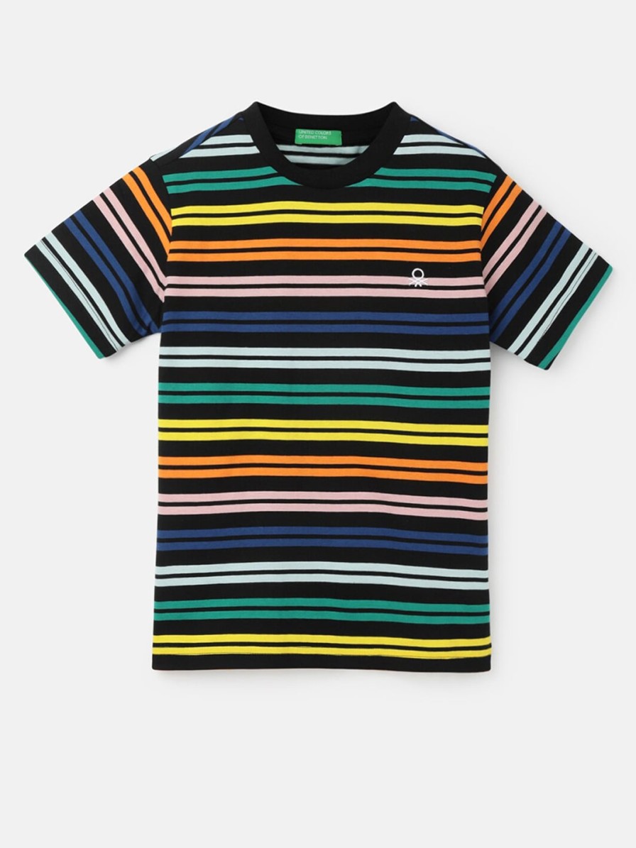 Kids United Colors of Benetton United Colors Of Benetton Kids | Buy United Colors Of Benetton Boys Striped Cotton T Shirt - Apparel For Boys