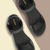 Women Bata Heels | Buy Bata Black Embellished Wedge Sandals - Footwear For Women