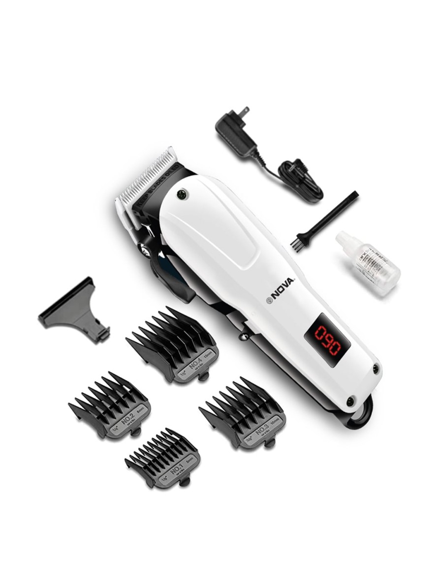 Men NOVA Trimmers | Buy Nova Men Professional Rechargeable And Cordless Nht 1083 Hair Clipper Trimmer - Personal Care For Men