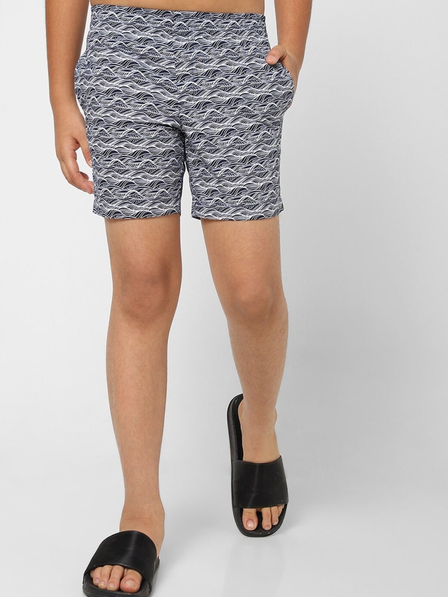 Kids Jack & Jones Shorts | Buy Jack & Jones Boys Blue Printed Regular Shorts - Apparel For Boys