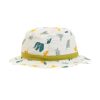 Kids Nino Bambino Caps & Hats | Buy Nino Bambino Boys White & Blue Printed Pure Organic Cotton Sun Hat - Accessories For Boys