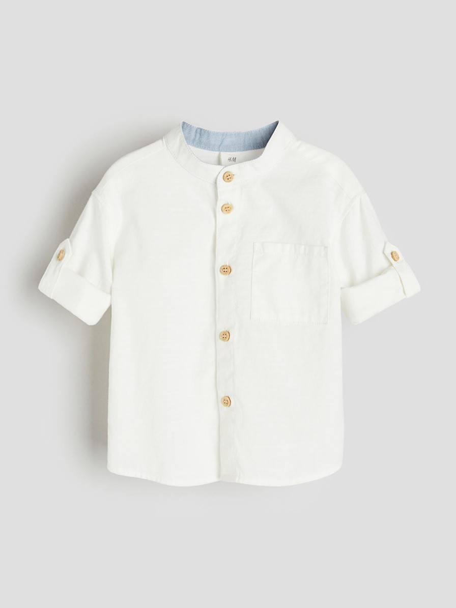 Kids H&M Shirts | Buy H&M Boys Grandad Cotton Shirt - Apparel For Boys