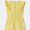 Kids R&B Dungarees & Jumpsuits | Buy R&B Girls Self Design Gathers Cotton Jumpsuits - Apparel For Girls