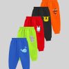 Kids KUCHIPOO Track Pants & Pyjamas | Buy Kuchipoo Kids Pack Of 5 Regular Fit Jogger Lounge Pants - Apparel For Unisex Kids