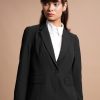 Women Tokyo Talkies Blazers & Waistcoats | Buy Tokyo Talkies Black Notched Lapel Collar Single Breasted Casual Blazer - Apparel For Women