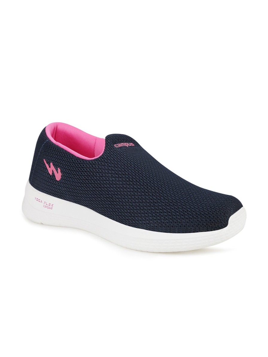 Women Campus Sports Shoes & Floaters | Buy Campus Women Navy Blue Mesh Walking Shoes - Footwear For Women