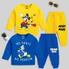 Kids KUCHIPOO Value Packs | Buy Kuchipoo Pack Of 2 Kids Mickey Mouse & Donald Duck Printed Night Suit - Apparel For Unisex Kids