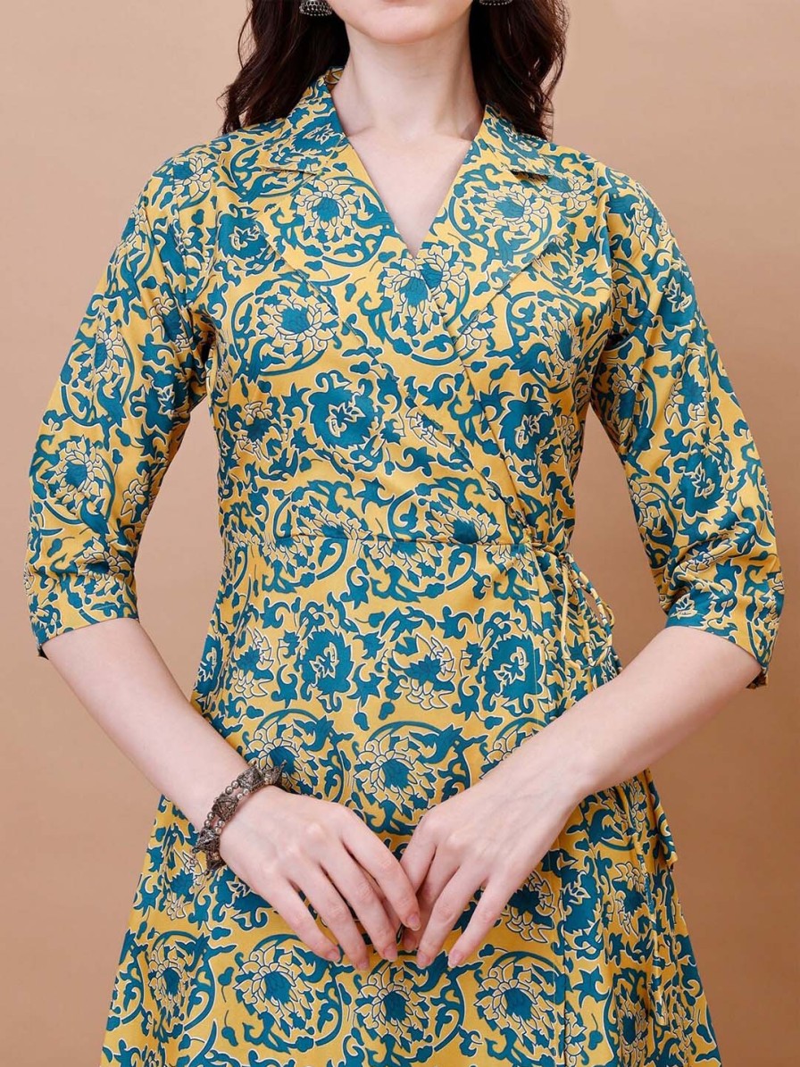 Women Anouk Co-Ords | Buy Anouk Printed Shawl Neck Co Ords Sets With Palazzos - Apparel For Women