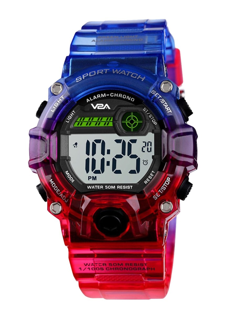 Kids V2A Watches | Buy V2A Unisex Kids Blue Dial & Blue Straps Digital Multi Function Watch - Accessories For Unisex Kids