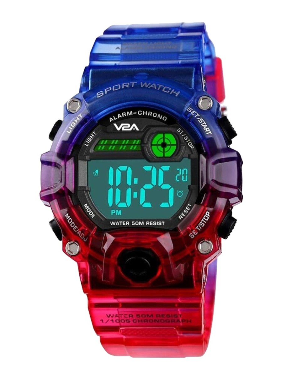 Kids V2A Watches | Buy V2A Unisex Kids Blue Dial & Blue Straps Digital Multi Function Watch - Accessories For Unisex Kids