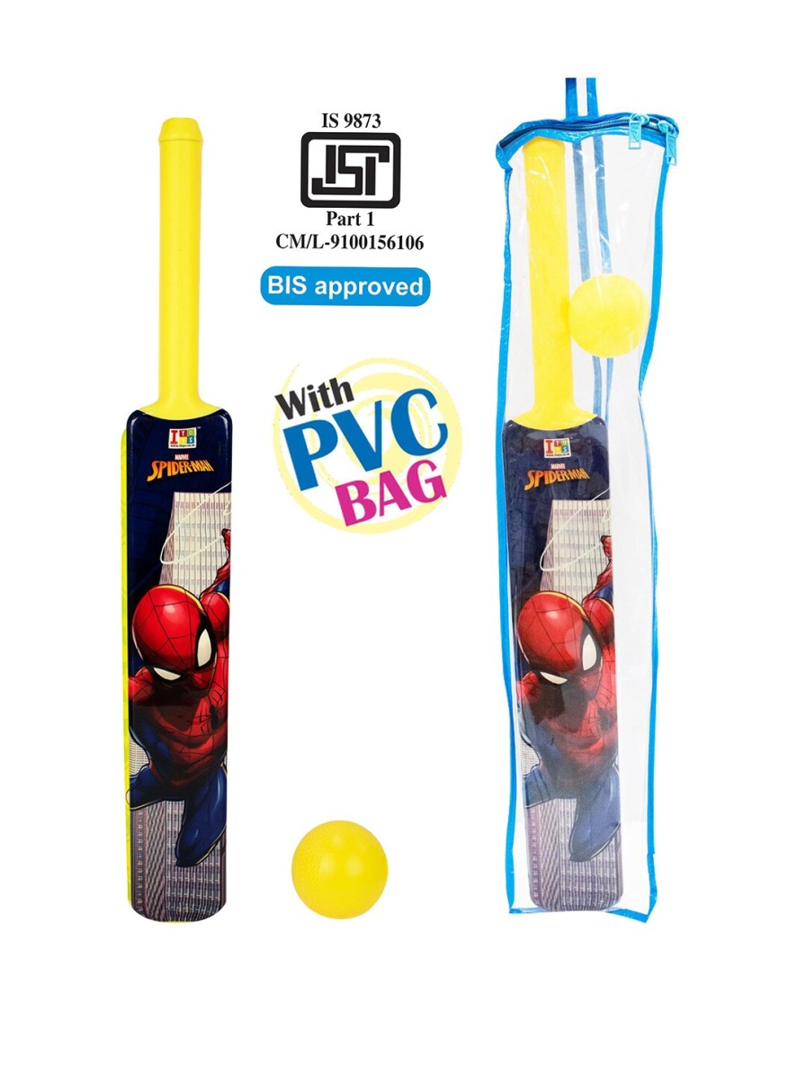 Kids Marvel Activity Toys | Buy Marvel Kids Set Of 4 Spiderman Bat & Ball - Toys And Games For Unisex Kids