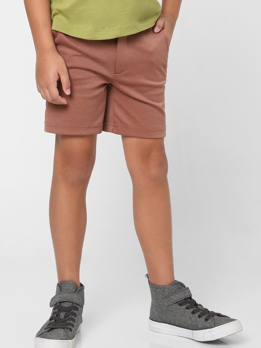 Kids Jack & Jones Shorts | Buy Jack & Jones Boys Brown Low Rise Regular Shorts - Apparel For Boys