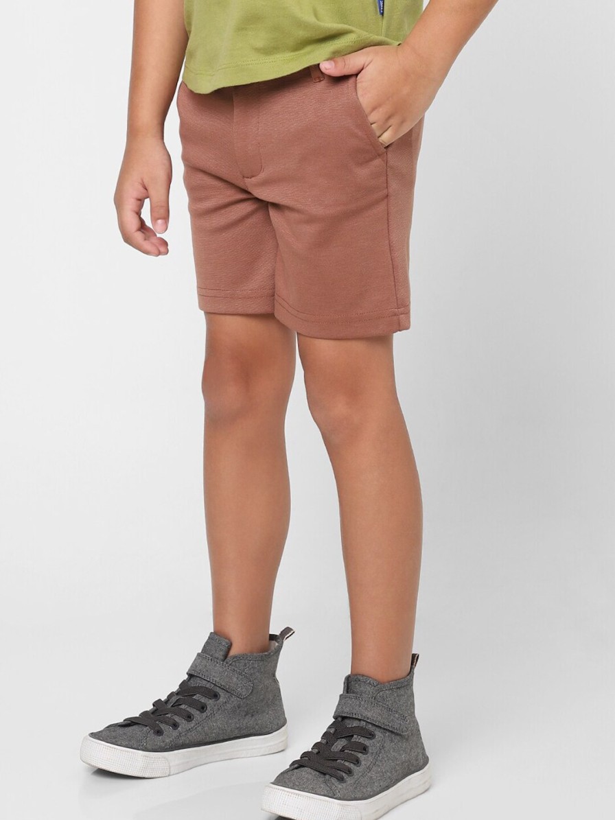 Kids Jack & Jones Shorts | Buy Jack & Jones Boys Brown Low Rise Regular Shorts - Apparel For Boys