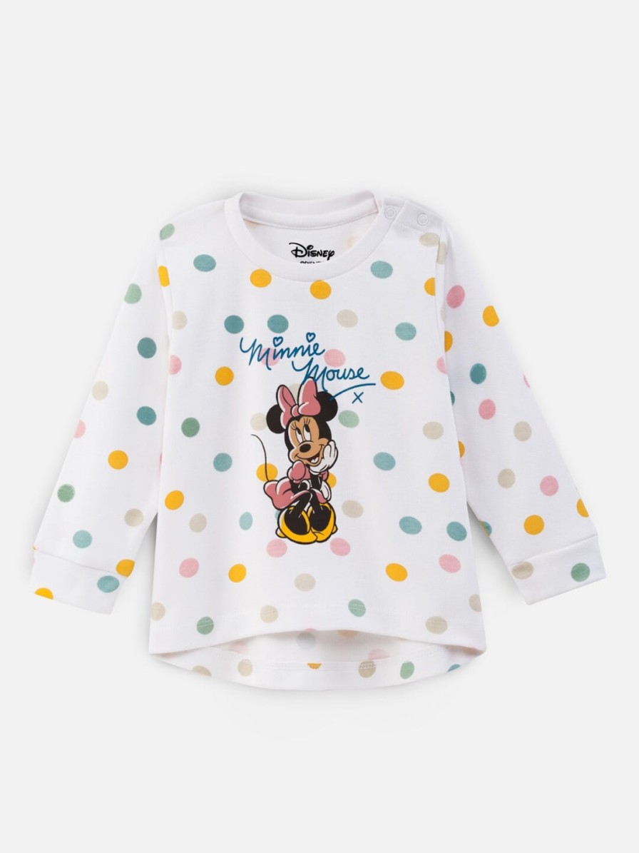 Kids Nap Chief Nightwear & Loungewear | Buy Nap Chief Girls Minnie Mouse Printed Pure Cotton Night Suit - Apparel For Girls