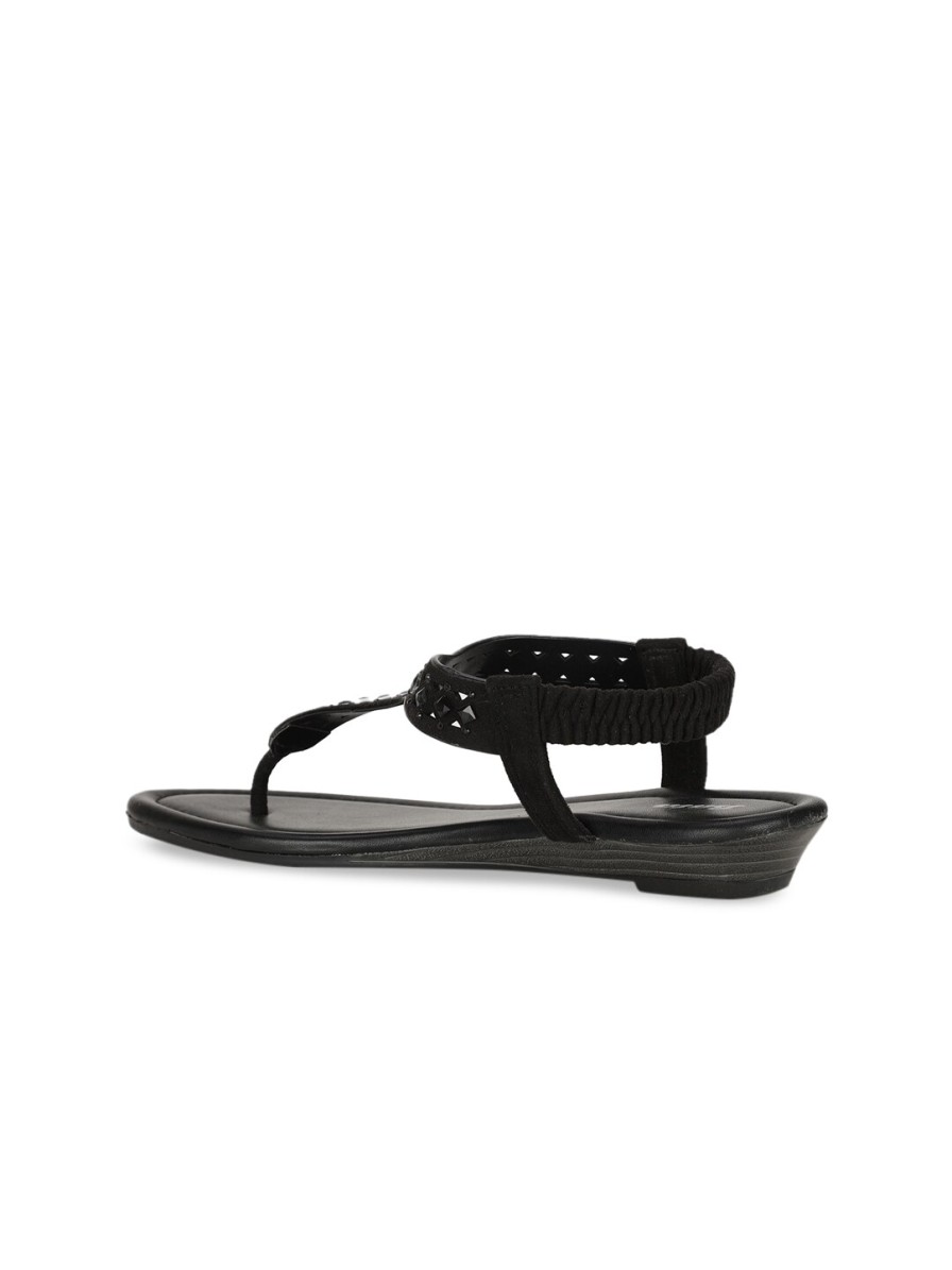 Women Bata Flats | Buy Bata Women Black Embellished Flats - Footwear For Women