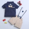 Kids BUMZEE Clothing Sets | Buy Bumzee Boys Pure Cotton Clothing Set With Bow & Suspender - Apparel For Boys