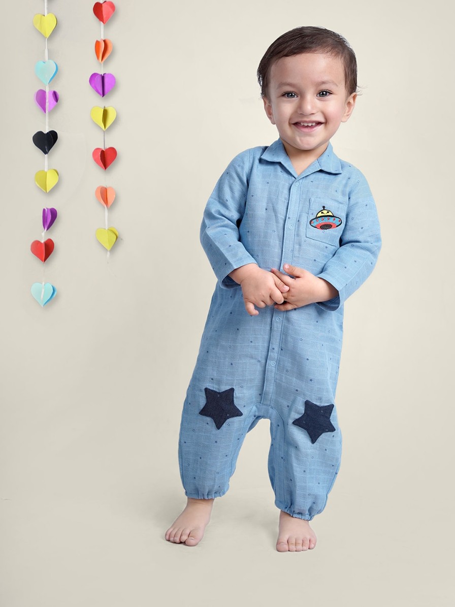 Kids Little Llama Rompers & Sleepsuits | Buy Little Llama Infants Boys Pure Cotton Rompers - Apparel For Boys