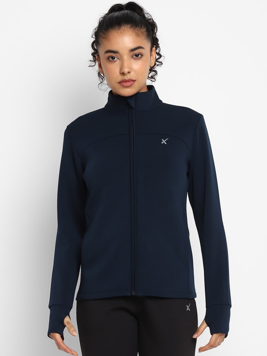 Women HRX by Hrithik Roshan Jackets | Buy Hrx By Hrithik Roshan Stand Collar Sporty Jacket - Apparel For Women