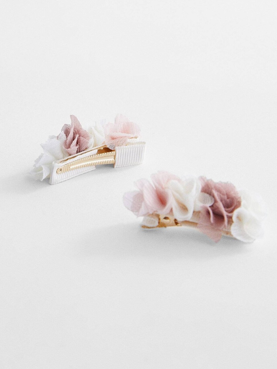 Kids Mango Kids Jewellery & Hair Accessory | Buy Mango Kids Girls Set Of 2 Floral Alligator Hair Clip - Accessories For Girls