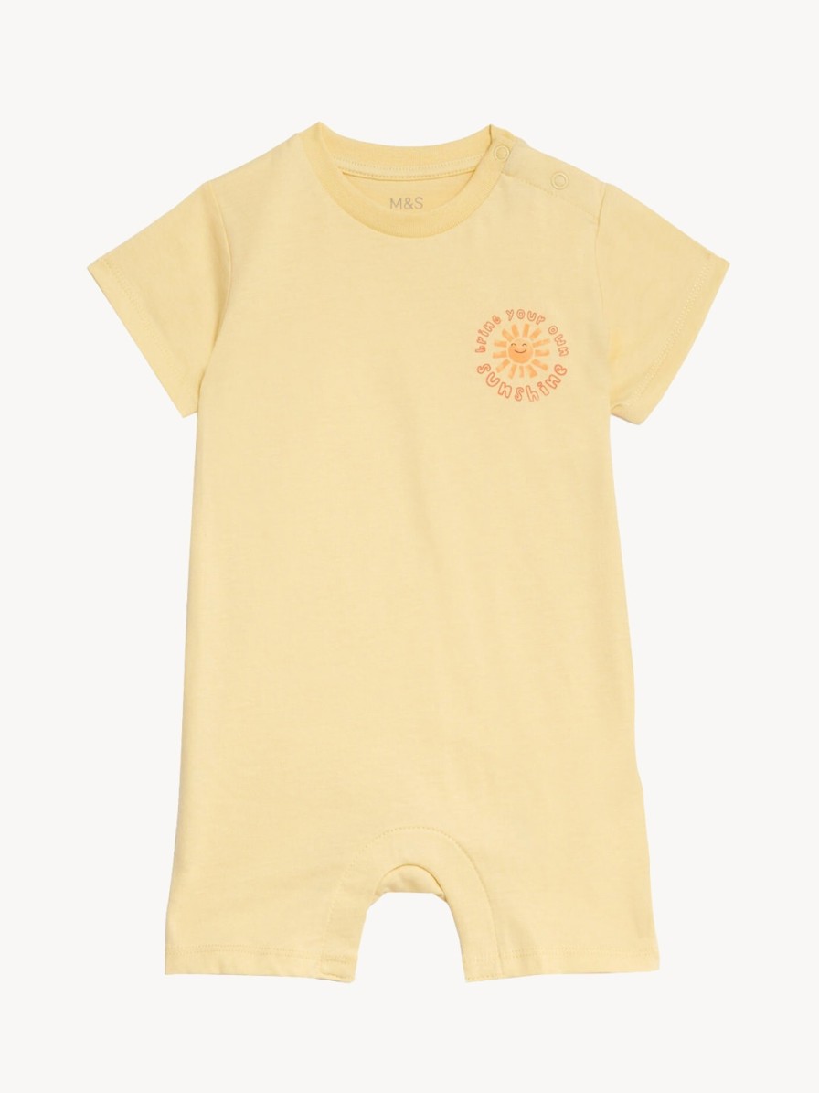 Kids Marks & Spencer Rompers & Sleepsuits | Buy Marks & Spencer Infant Boys Printed Rompers - Apparel For Boys