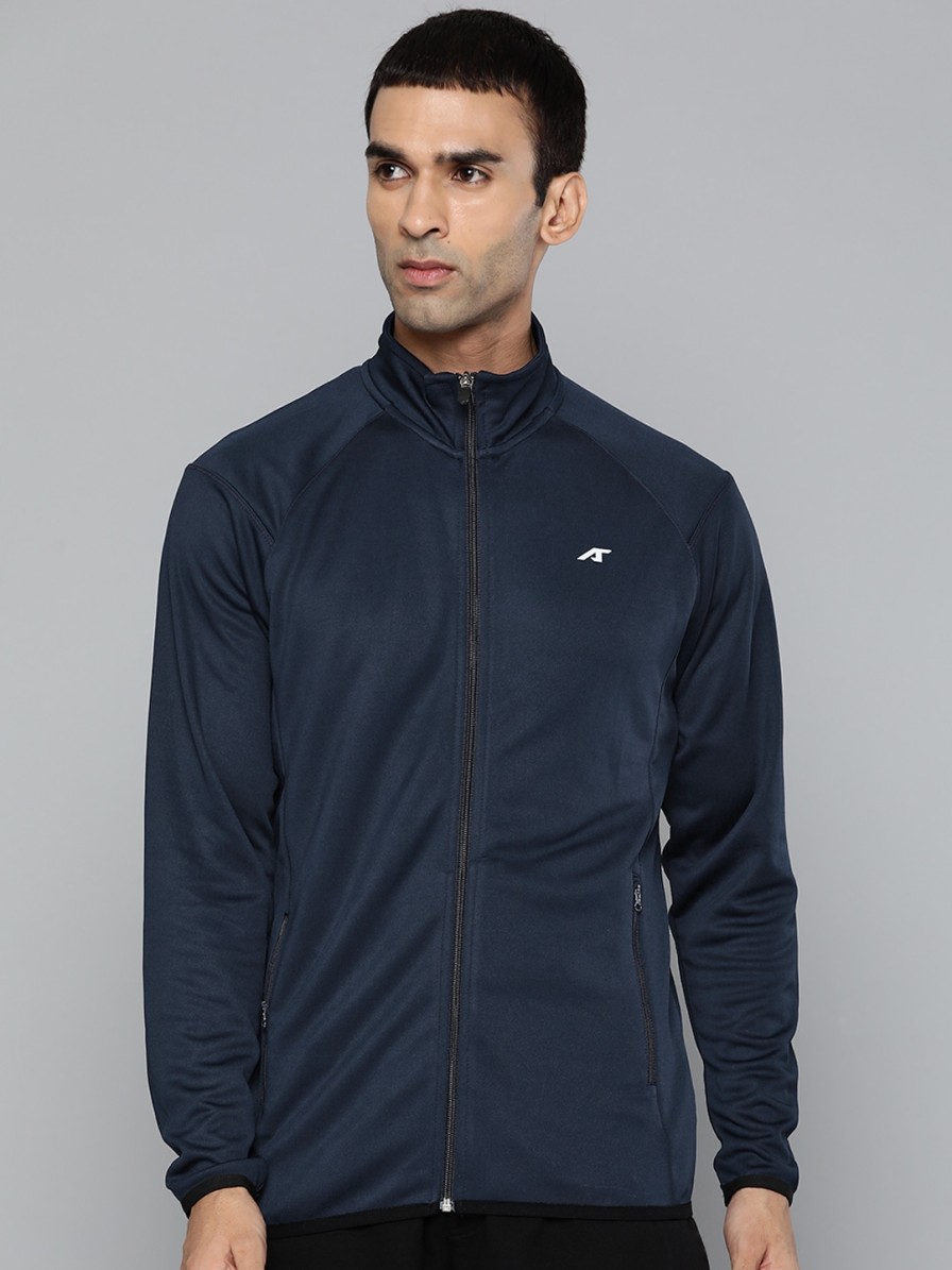 Men Alcis Jackets & Sweatshirts | Buy Alcis Men Navy Blue Sporty Jacket - Apparel For Men