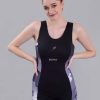 Women Keepfit Swimwear | Buy Keepfit Abstract Printed Sleeveless Legsuit - Apparel For Women