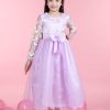 Kids Cutiekins Party Wear | Buy Cutiekins Girls Net Fit & Flare Maxi Dress - Apparel For Girls