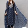 Women KALINI Kurtas & Suits | Buy Kalini Bandhani Printed Regular Kurta With Trousers & Dupatta - Apparel For Women