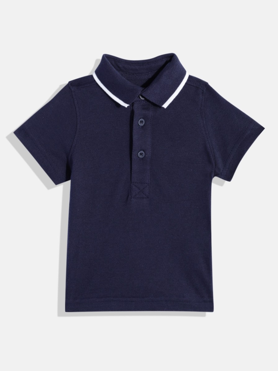 Kids mothercare Mothercare | Buy Mothercare Boys Solid Pure Cotton Polo Collar T Shirt - Apparel For Boys