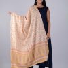 Women HERE&NOW Dupattas & Shawls | Buy Here&Now Yellow & White Floral Printed Cotton Dupatta - Apparel For Women