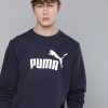 Men Puma Jackets & Sweatshirts | Buy Puma Ess Big Logo Printed Pullover Sweatshirt - Apparel For Men