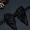 Men PELUCHE Ties, Cufflinks & Pocket Squares | Buy Peluche Men Black Solid Butterfly Cotton Bowtie - Accessories For Men