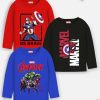 Kids YK Marvel Yk | Buy Yk Marvel Boys Pack Of 3 Avengers Cotton T Shirts - Apparel For Boys