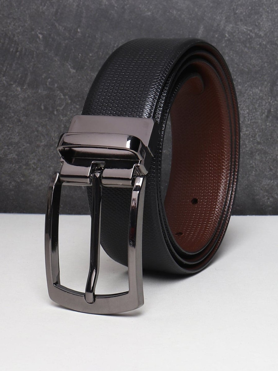 Men Teakwood Leathers Belts | Buy Teakwood Leathers Men Black Belts - Accessories For Men