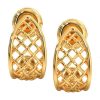 Women CANDERE A KALYAN JEWELLERS COMPANY Fine Jewellery | Buy Candere A Kalyan Jewellers Company 18Kt Bis Hallmark Gold Earrings 2.4Gm - Accessories For Women