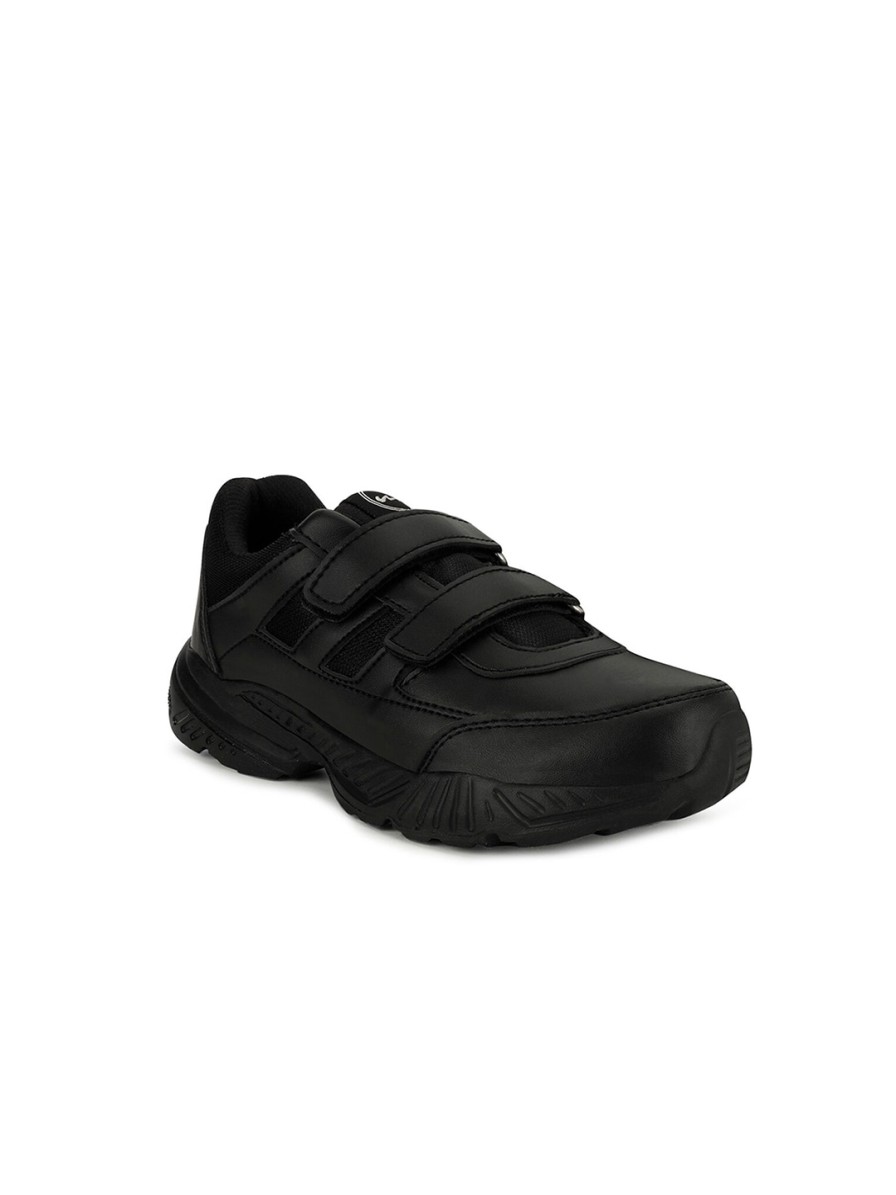 Kids Campus School Shoes | Buy Campus Kids Black Solid Walking Shoes - Footwear For Unisex Kids