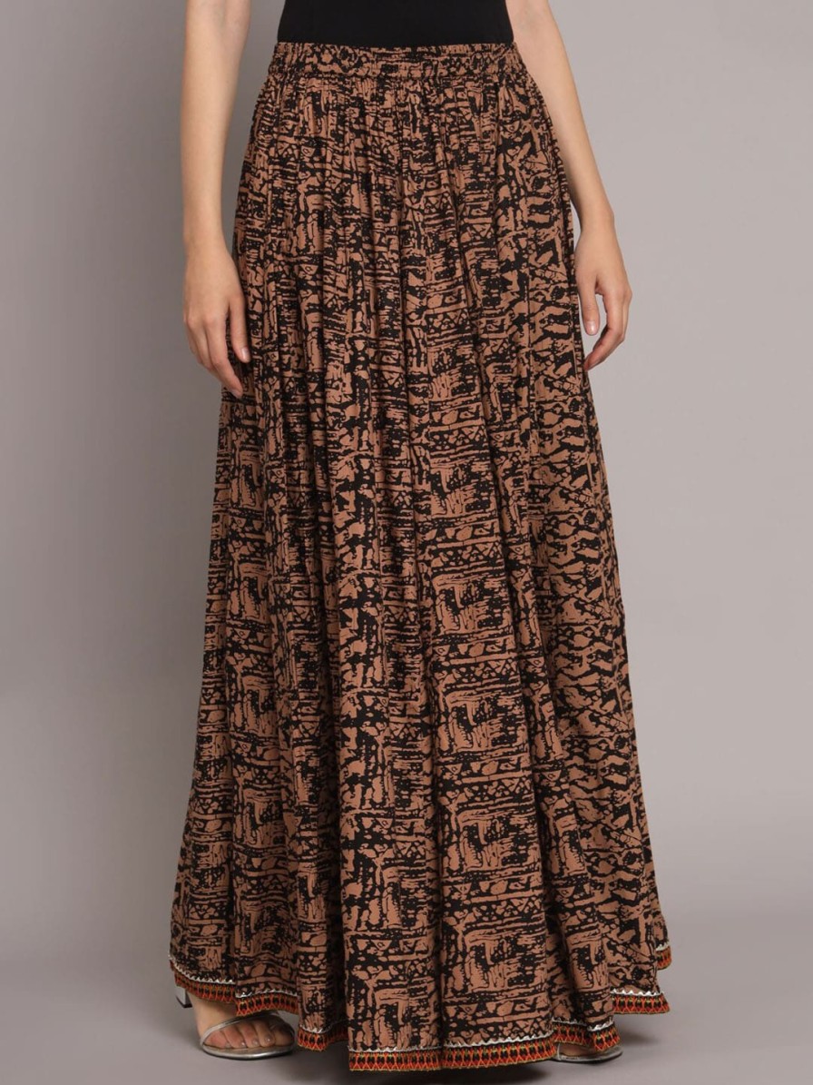 Women KALINI Skirts & Palazzos | Buy Kalini Abstract Printed Maxi Skirts - Apparel For Women