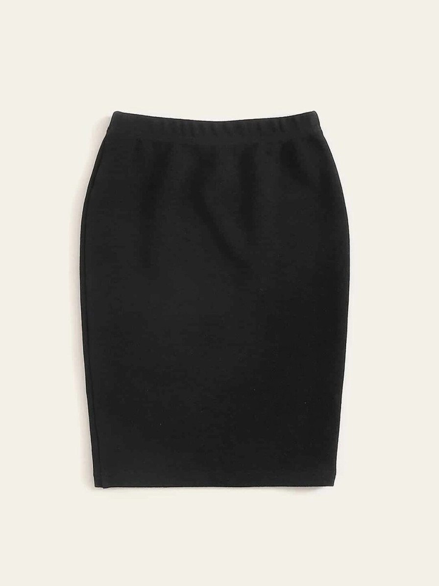 Kids ADDYVERO Skirts & Shorts | Buy Addyvero Girls Knee Length Cotton Lycra Pencil Skirt - Apparel For Girls