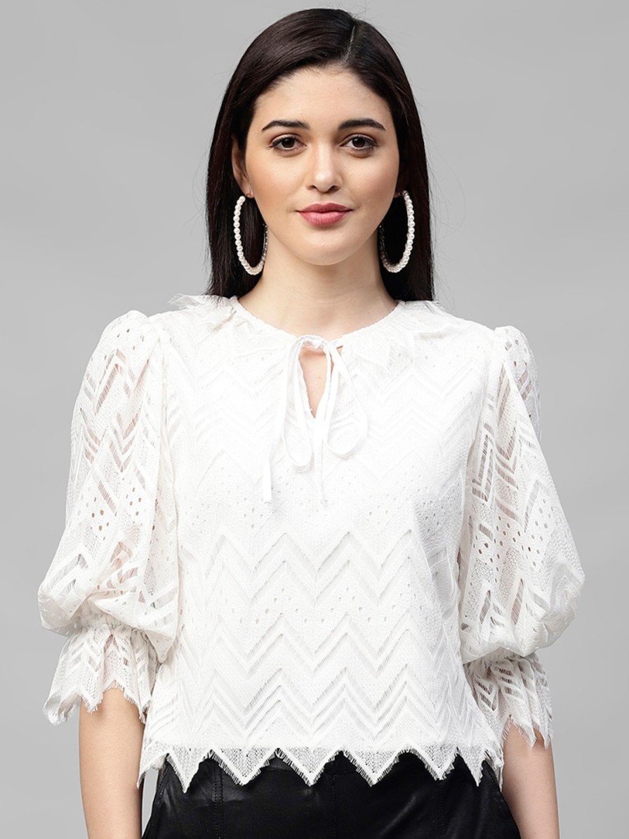 Women Athena Tops | Buy Athena Women Pink Solid Wrap Top - Tops For Women 12031382 | Myntra