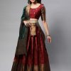 Women DIVASTRI Lehenga Cholis | Buy Divastri Woven Design Semi Stitched Lehenga & Unstitched Blouse With Dupatta - Apparel For Women