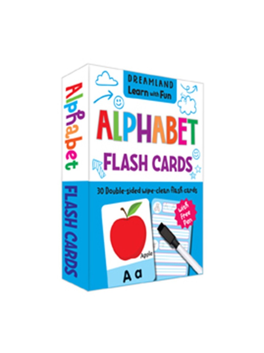 Kids Dreamland Learning & Development | Buy Dreamland Kids Pack Of 30 Alphabets Double Sided Flash Cards With Pen For Kids - Toys And Games For Unisex Kids