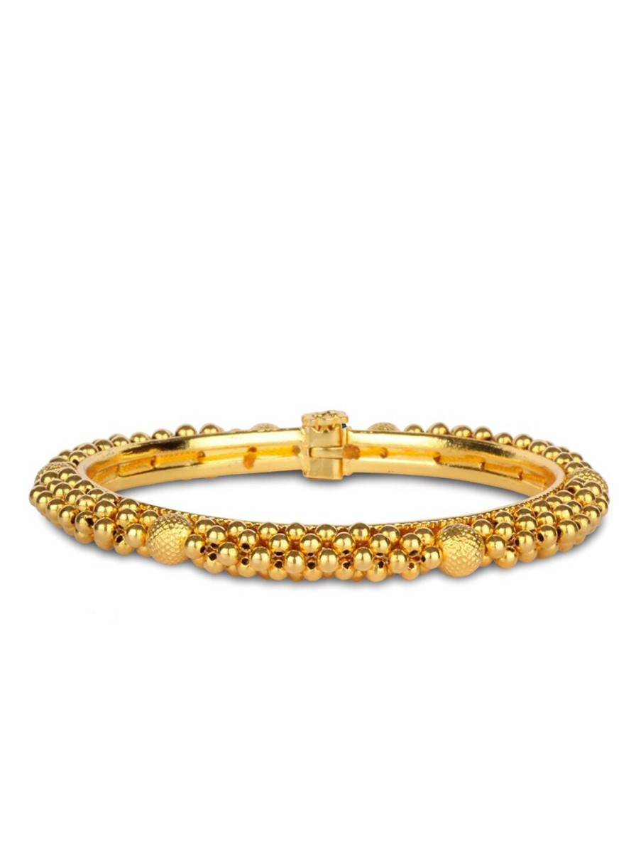 Women CANDERE A KALYAN JEWELLERS COMPANY Fine Jewellery | Buy Candere A Kalyan Jewellers Company 22Kt Gold Traditional Tushi Bangle 2.55Gm - Accessories For Women